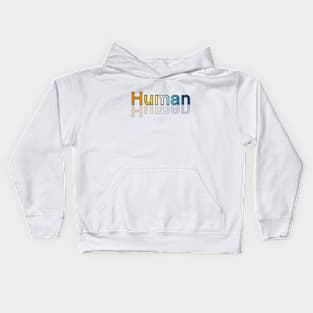 Human (Aroace pride flag) Kids Hoodie